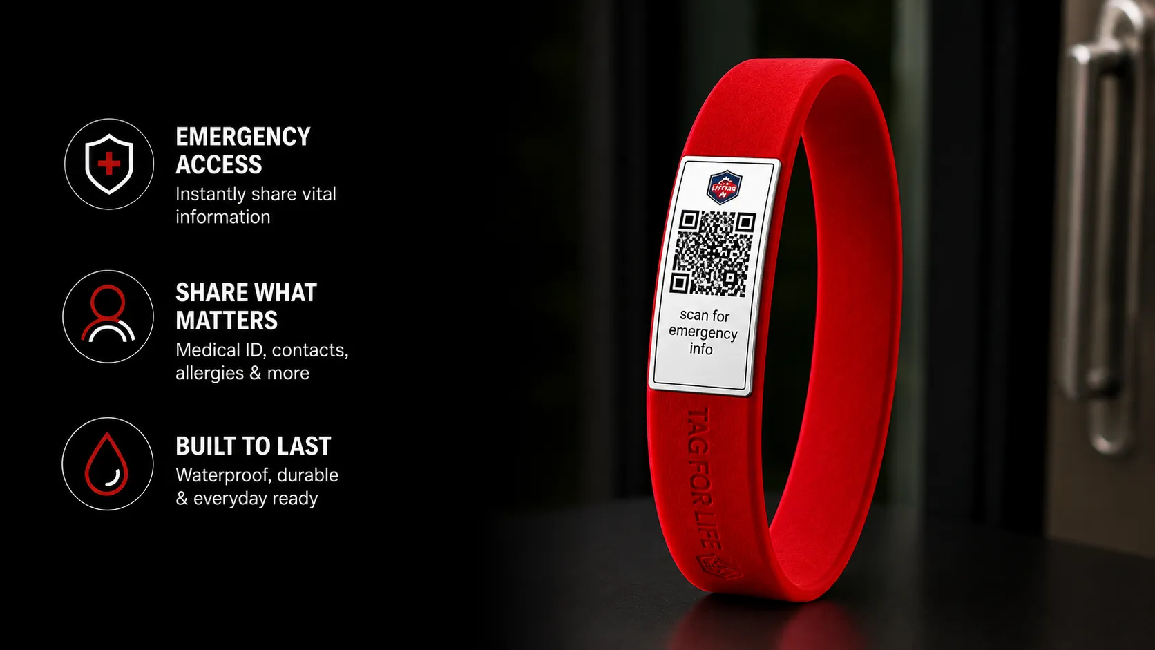 The Tag For Life product showcase - slide 1